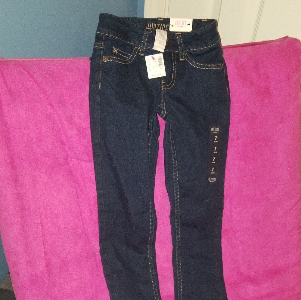 Girls size 7 Justice Jeans